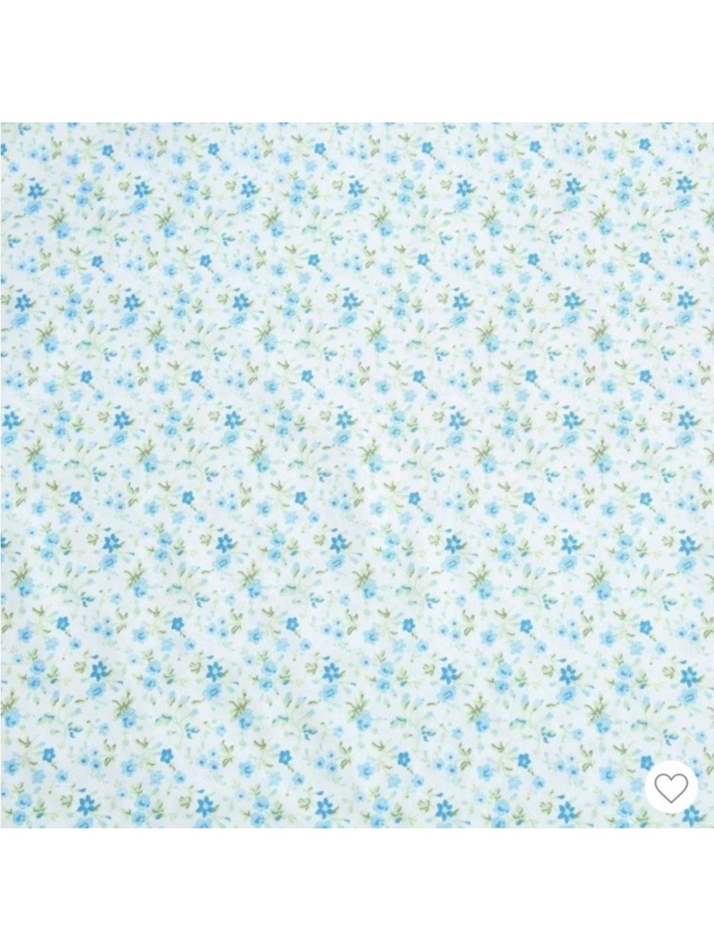 Laura Ashley ~ FULL Evie Blue Floral Sheet Set ~ 100%  Percale Cotton - Picture 5 of 8